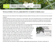 Tablet Screenshot of claremontfarm.co.za